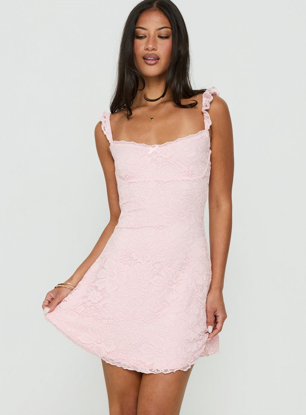 GownNovel Beacall Mini Dress Light Pink
