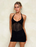 DELTA MINI DRESS - BLACK