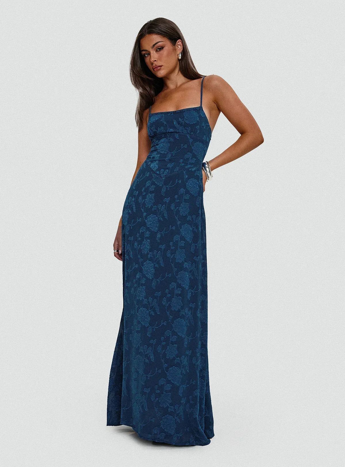 DressNovel South Of France Maxi Dress Navy