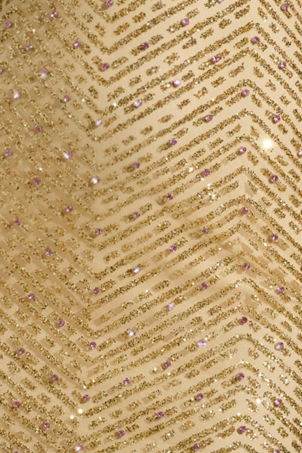 GownNovel Cowl-Neck Maxi Dress in Gold