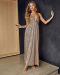 DressNovel Under Twilight Lurex Maxi Dress