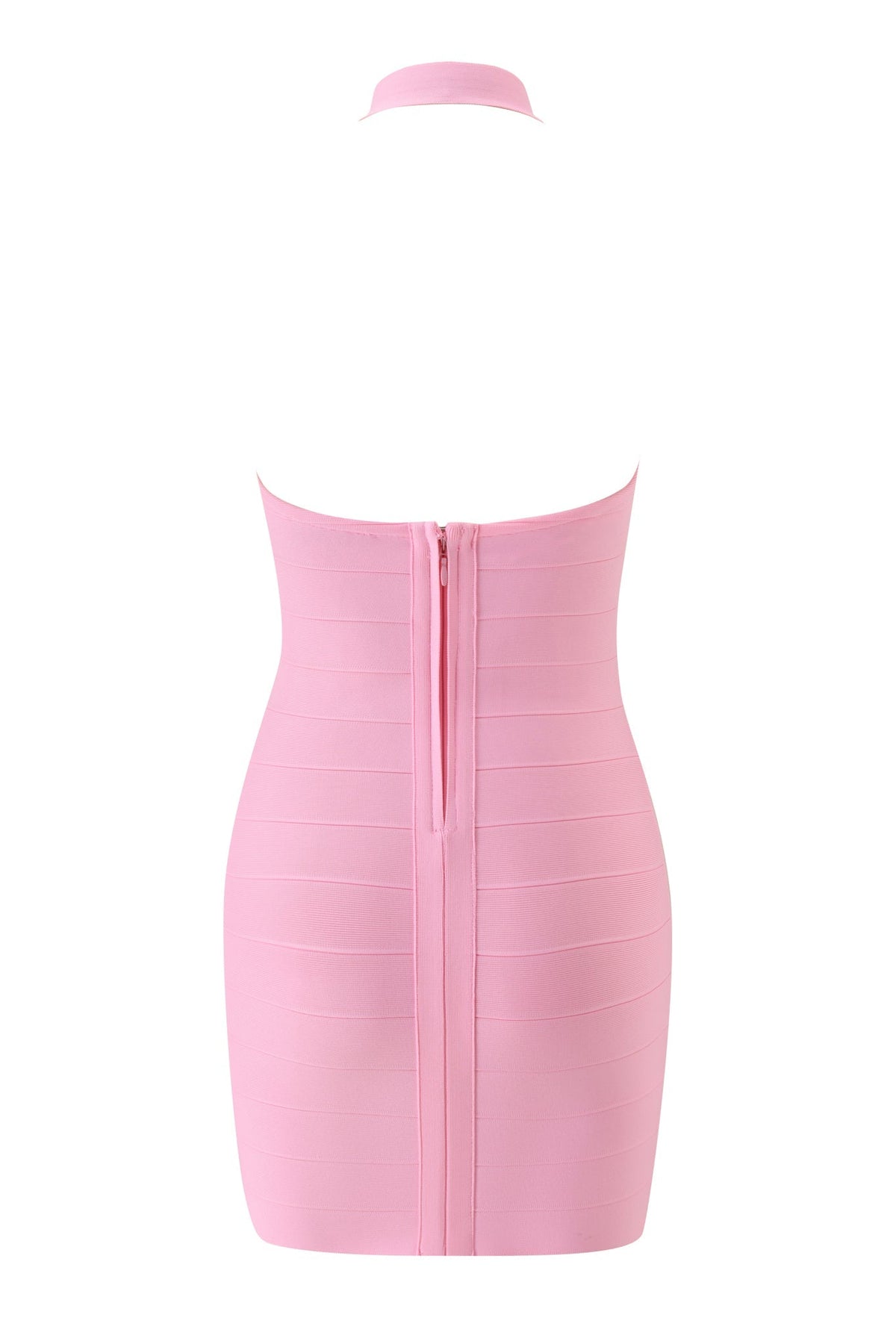 GownNovel AIDEN BANDAGE MINI DRESS - PINK