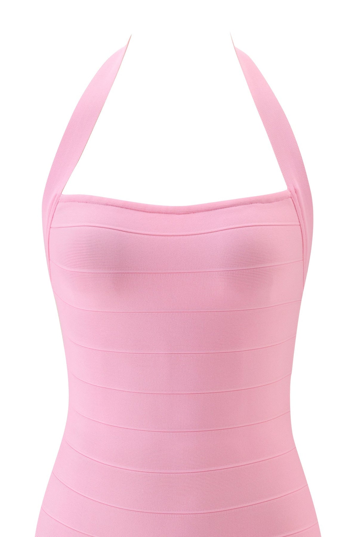 GownNovel AIDEN BANDAGE MINI DRESS - PINK