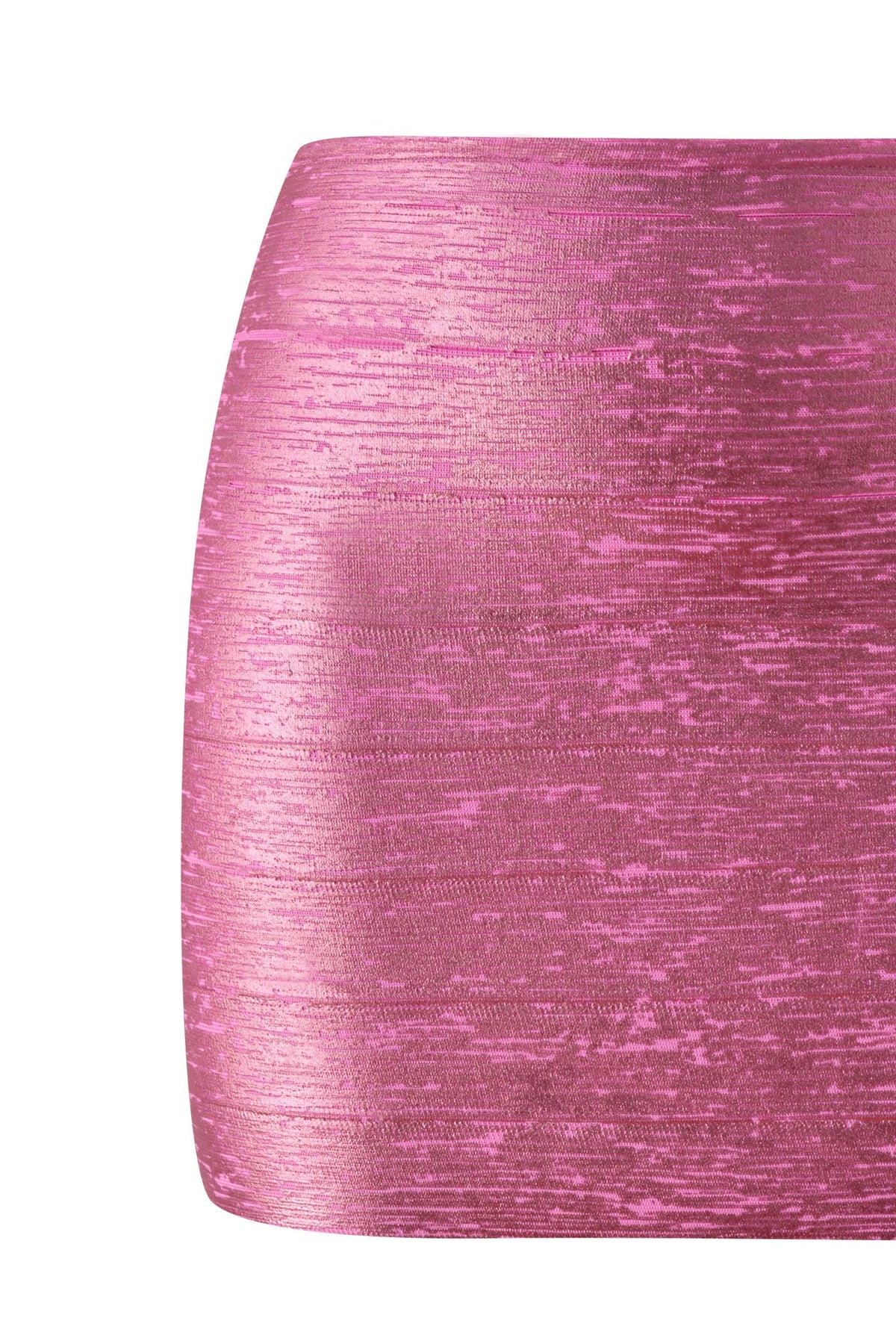 GownNovel AIDEN PLATINUM BANDAGE MINI SKIRT - FUCHSIA