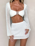 MACAULEY MINI SKIRT - WHITE