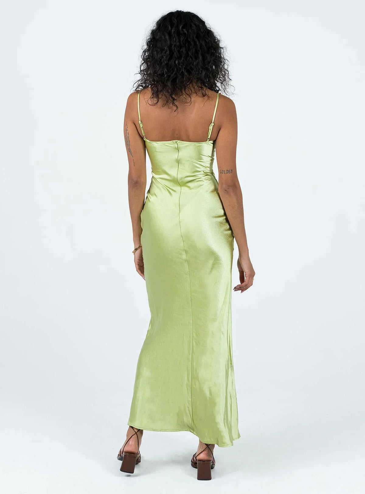 DressNovel Kenzie Maxi Dress Green